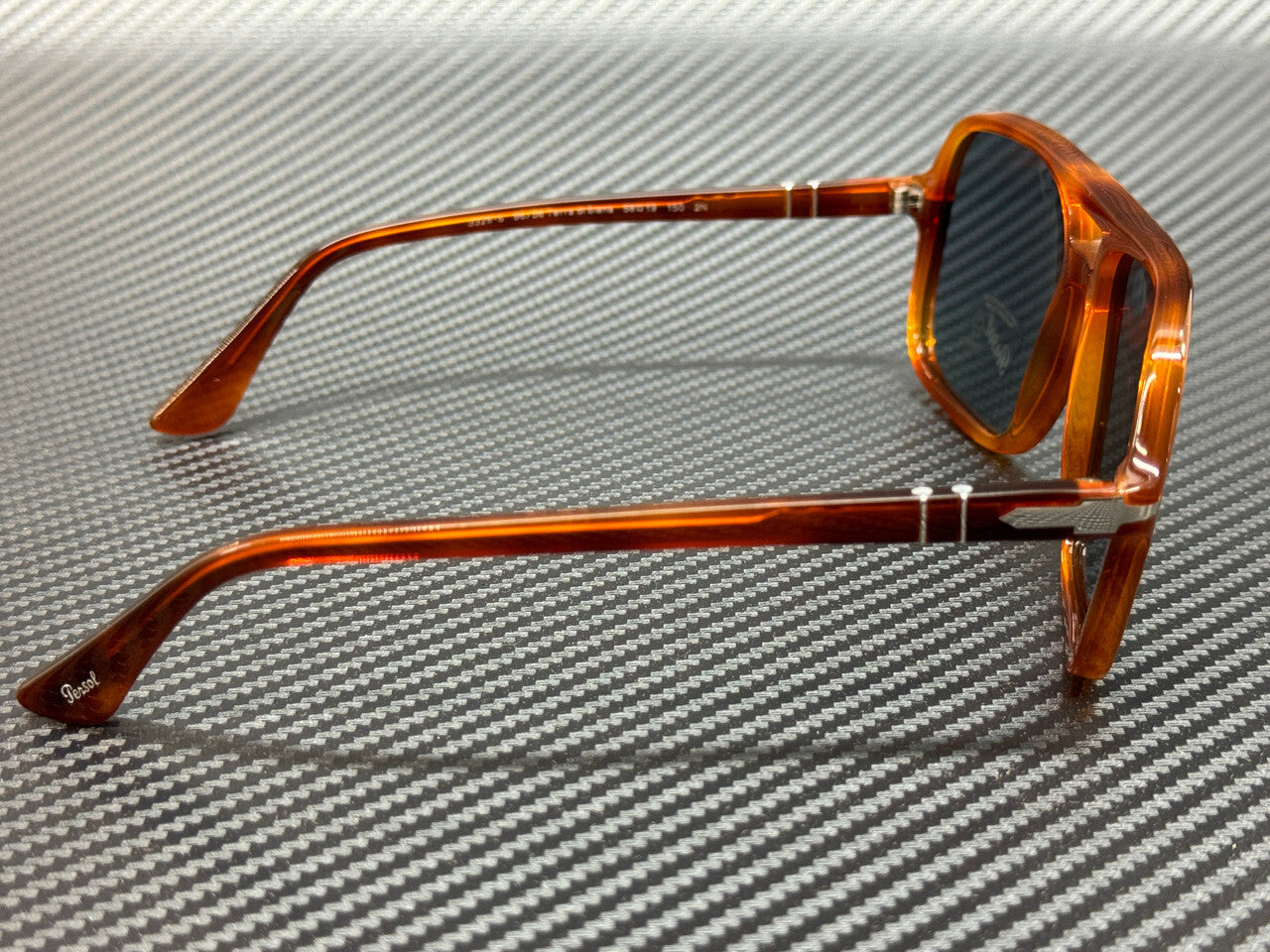 PERSOL PO3328S 96 56 Terra di Siena Brown Blue
