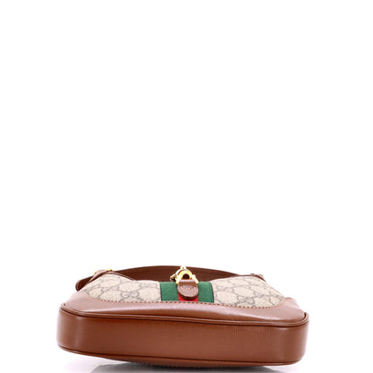 Gucci Jackie 1961 Hobo Gg Coated Canvas Mini