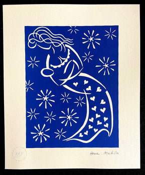 Henri Matisse Lithograph Coa Signed Op Numbered In Pencil 175 Stamp