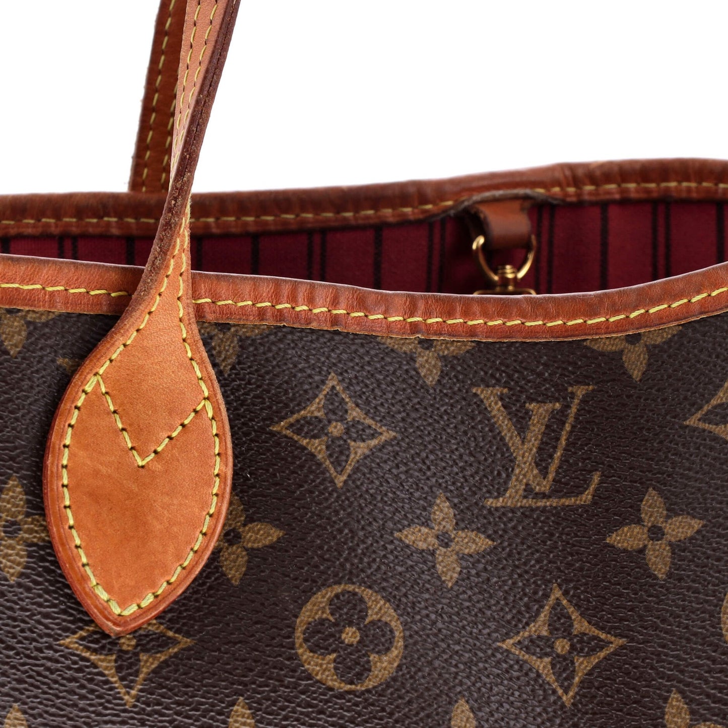Louis Vuitton Neverfull Nm Tote Monogram Canvas Pm