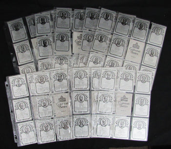 Pro Football Hall Of Fame Metallic Card Set