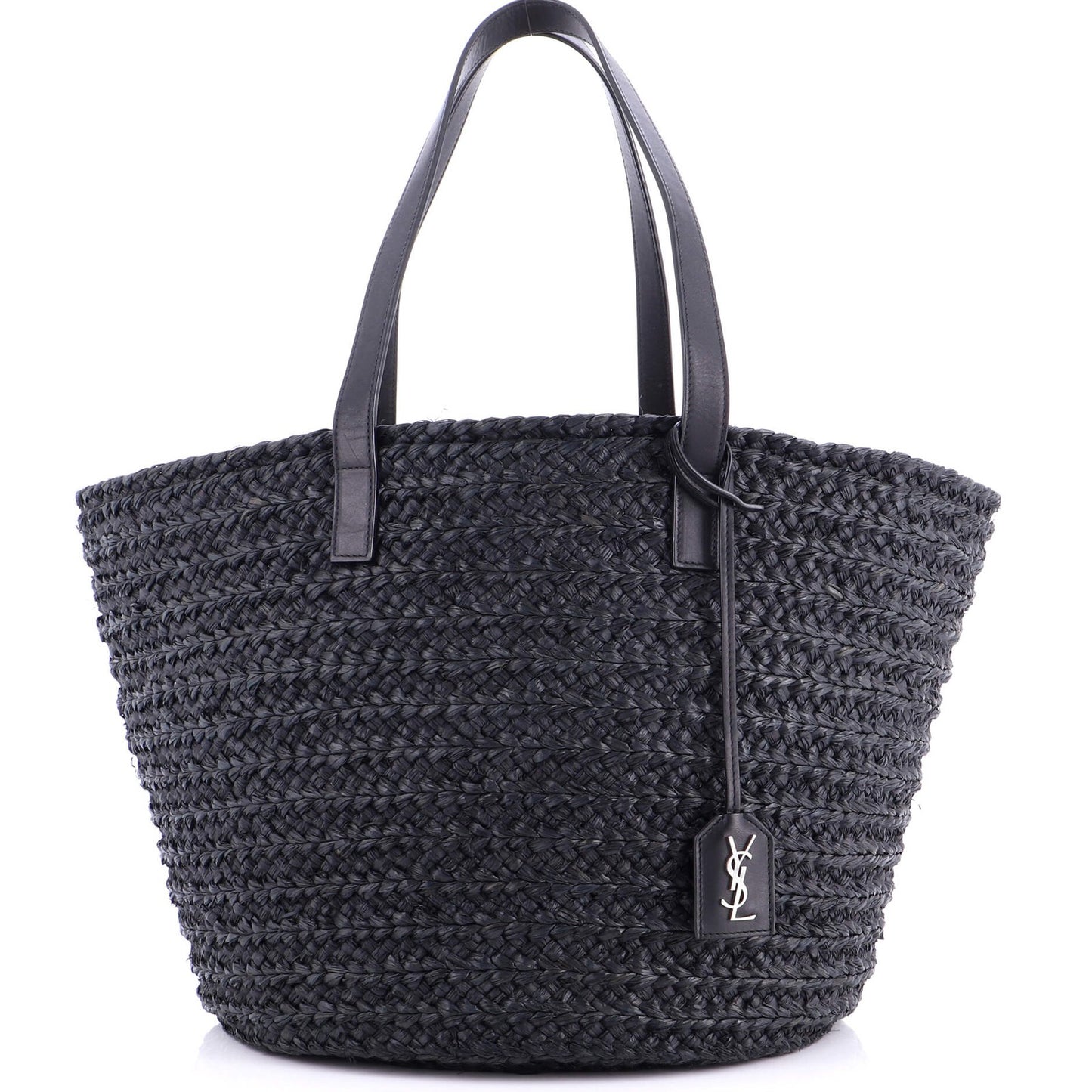 Saint Laurent Panier Basket Shopper Raffia Medium