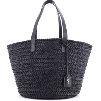Saint Laurent Panier Basket Shopper Raffia Medium