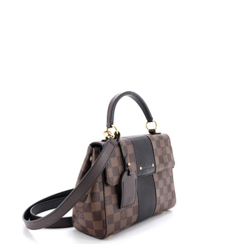 Louis Vuitton Bond Street Handbag Damier With Leather Bb