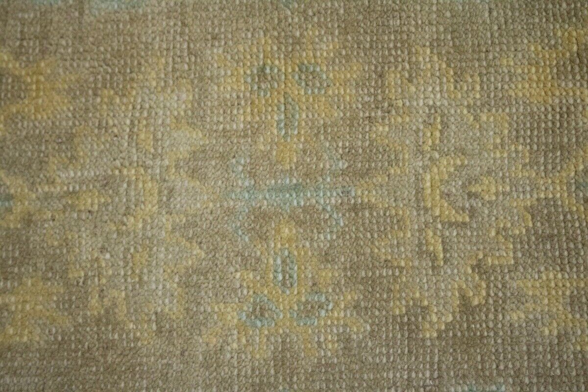 6X9 Ft Hand-Knotted Wool Chobi Peshawar Rug Muted