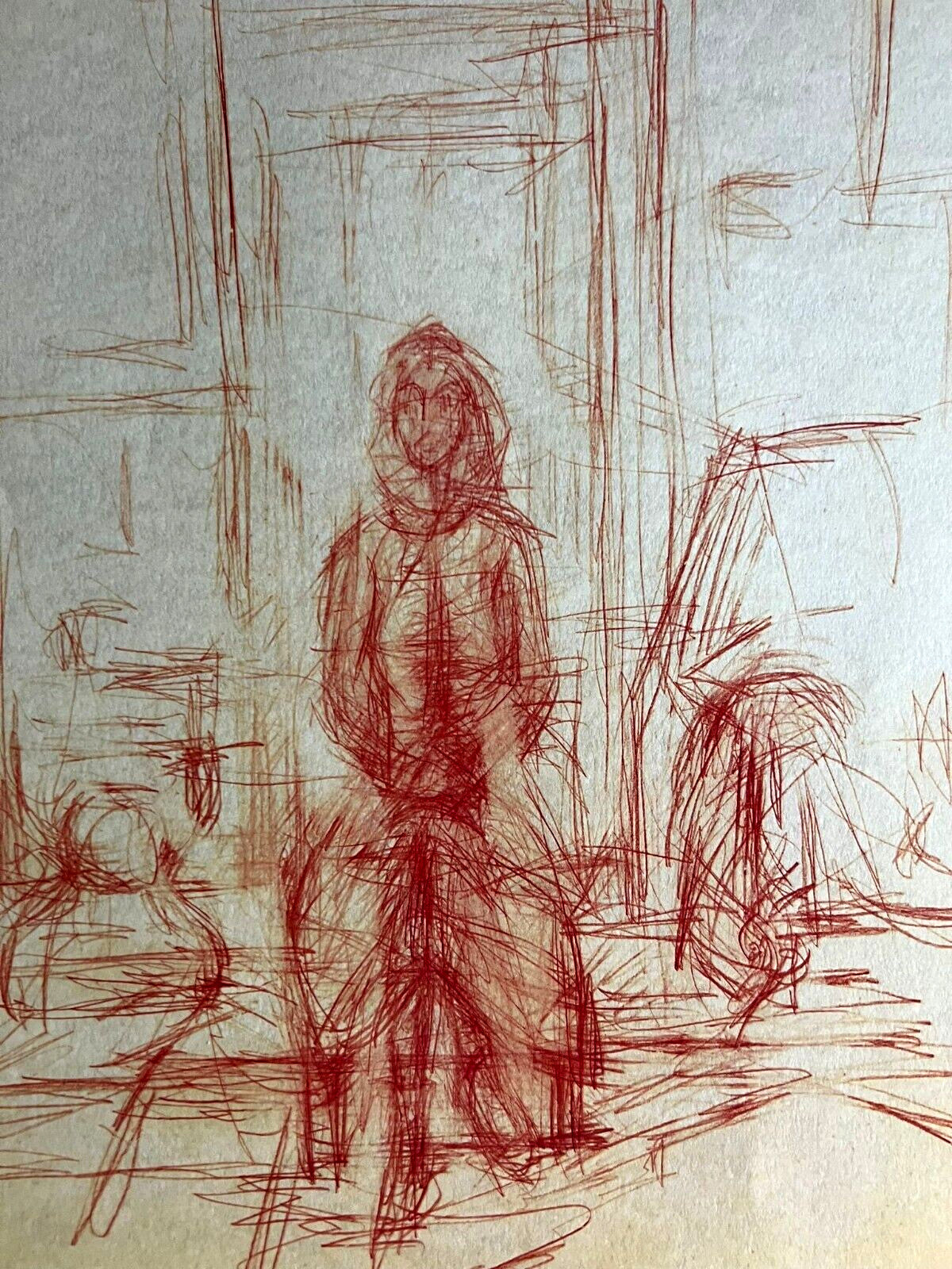 Alberto Giacometti Lithograph Coa Signed Numbered By Hand 180 Ex