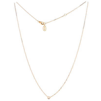 Cartier Cartier D'Amour Pendant Necklace 18K Rose Gold With Diamond Xs