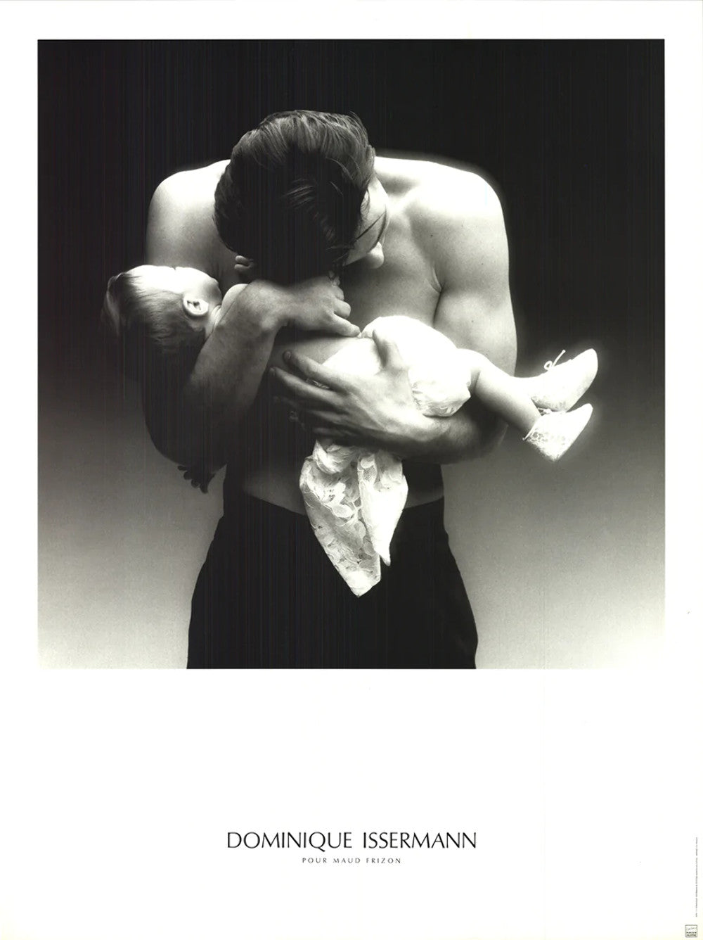 Dominique Issermann Man And Baby " Offset Lithograph Photography
