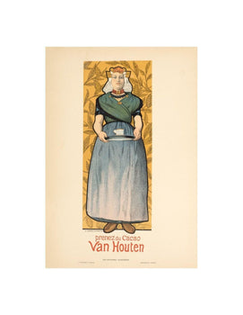 Original Vintage Poster Cacao Van Houten By Willett For Affiches Illustrees 1896