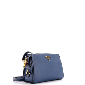 Prada Esplanade Crossbody Bag Saffiano With City Calf Small