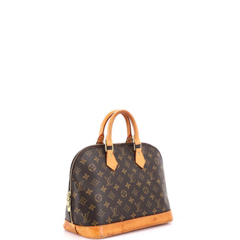 Louis Vuitton Vintage Alma Handbag Monogram Canvas Pm