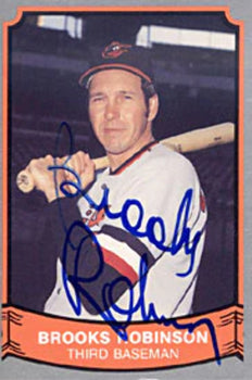 Brooks Robinson Autographed 1989 Pacific No.129