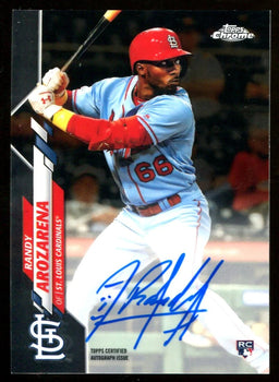 Randy Arozarena 2020 Topps Chrome Autographed