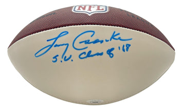 Larry Csonka Hof Signed/Insc Wilson Duke Football Dolphins Syracuse Jsa 201279