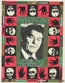 Carol Porter The Real Face Of Terror Is White - Not Red! (Green) 