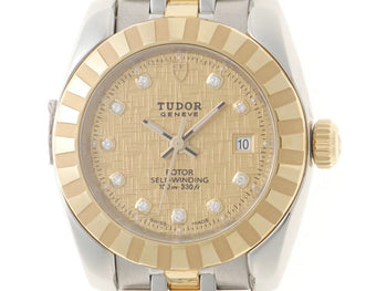 Tudor Classic Date 28 22013 Champagne Mosaic 10Pd Dial