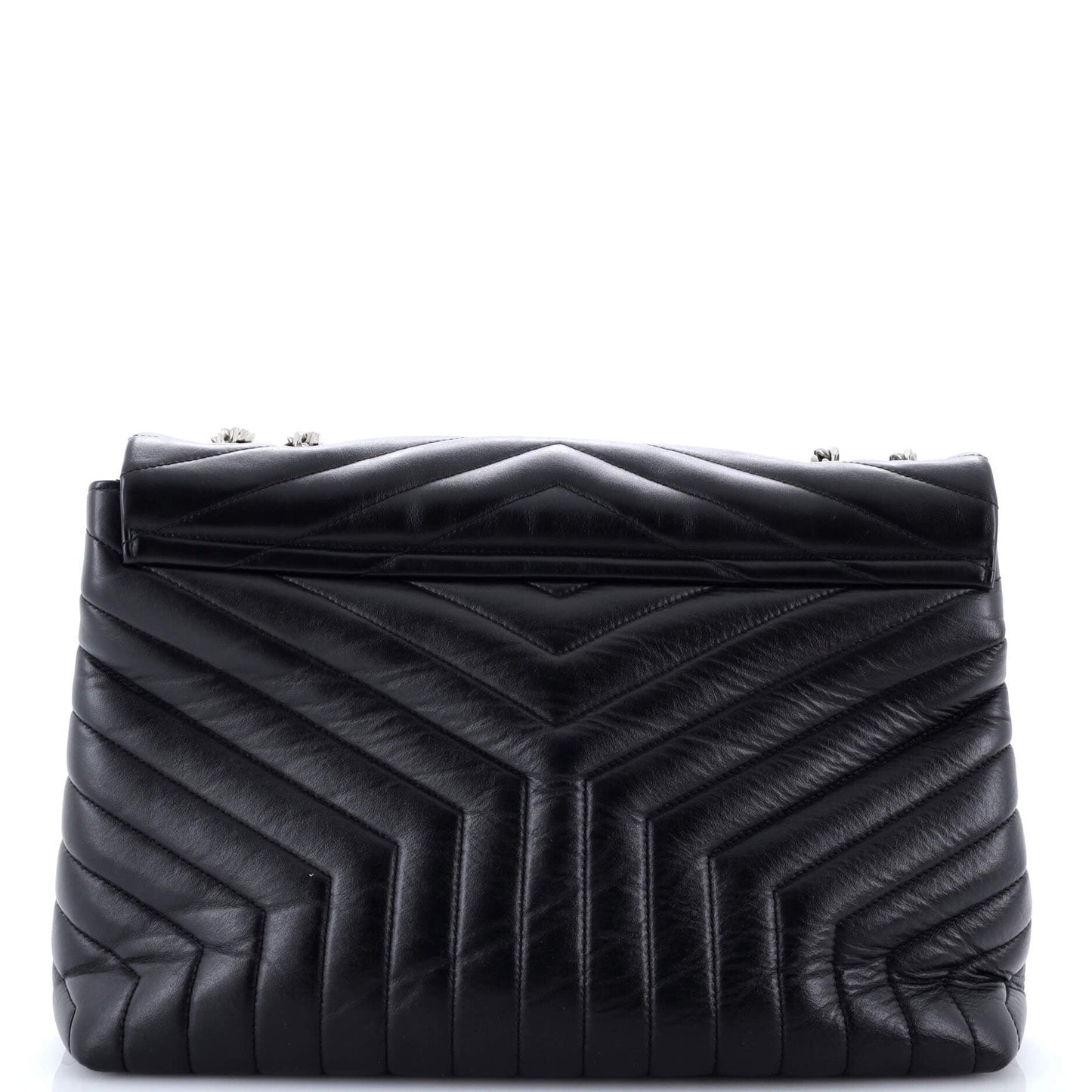 Saint Laurent Loulou Shoulder Bag Matelasse Chevron Leather Large