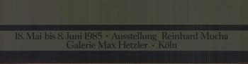 Reinhard Mucha Galerie Hetzler 
