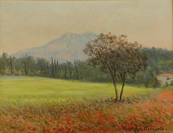 Rodolphe Planquette Signed Pastel On Paper