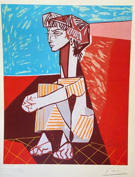 Pablo Picasso Lithograph Coa Signed Numbered By