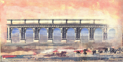 Donald Farnsworth Counterpoint - Doric Colonnade " Offset Lithograph 199