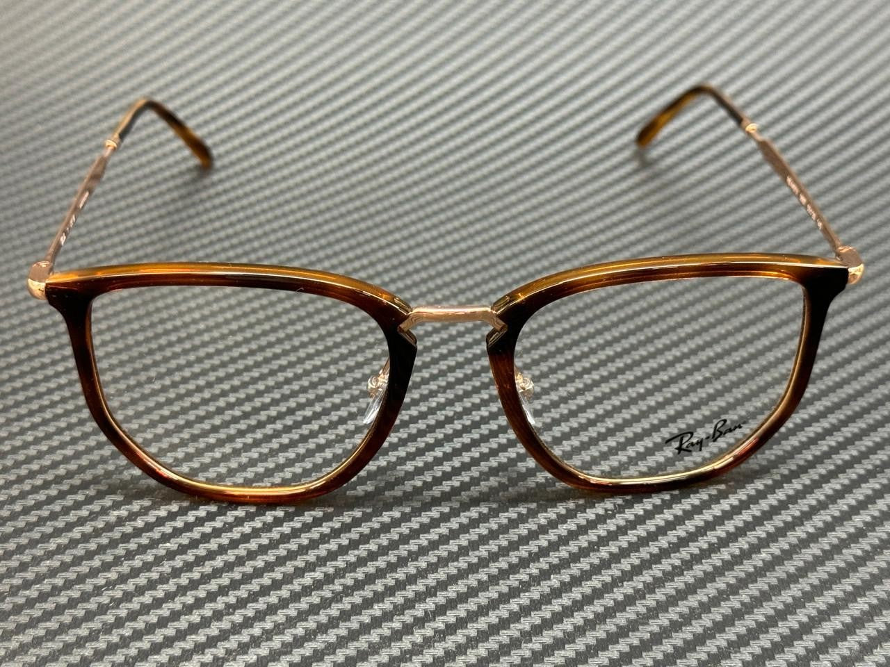 RAY BAN RX4451V 5687 Striped Havana Unisex 50 mm Eyeglasses