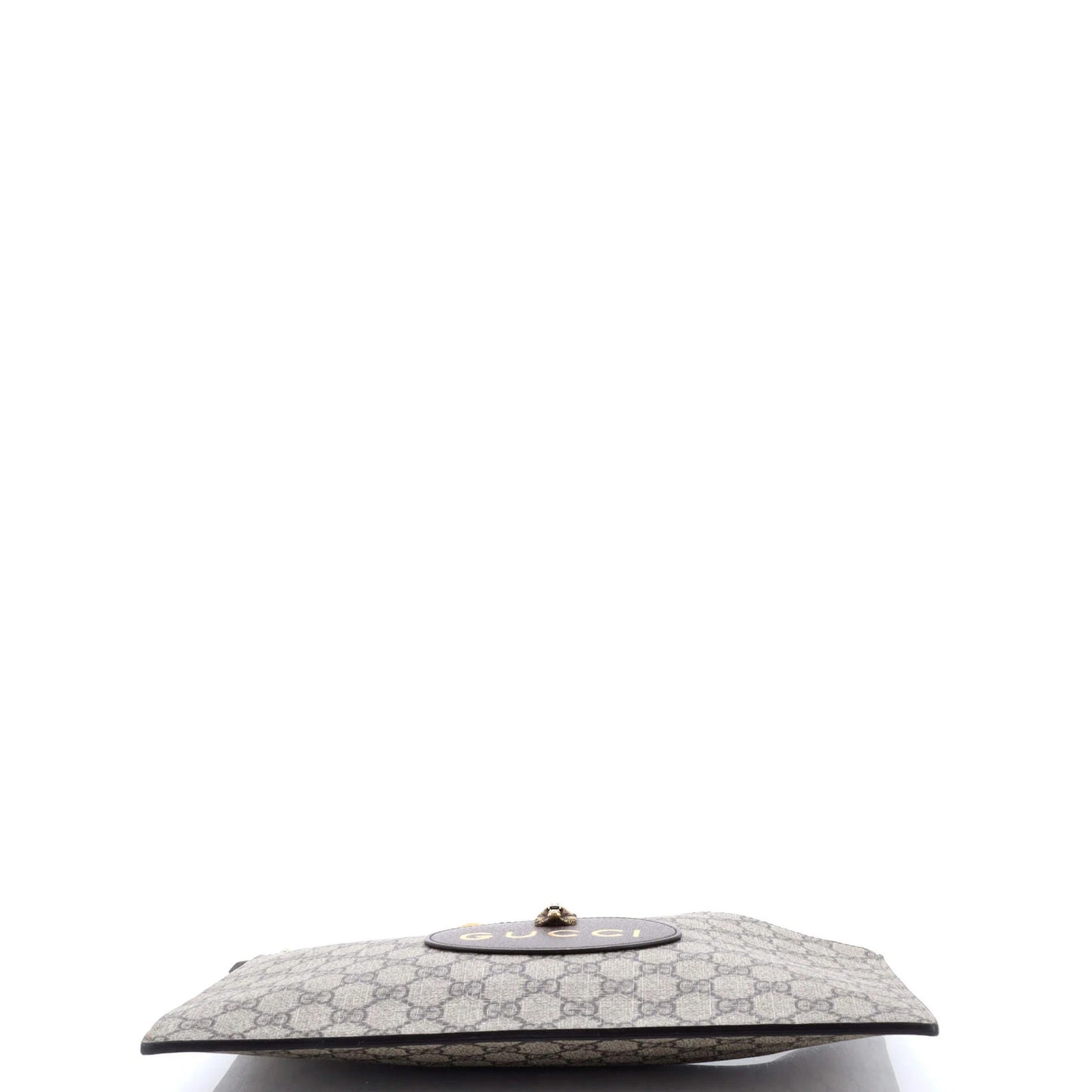 Gucci Neo Vintage Wristlet Pouch Gg Coated Canvas