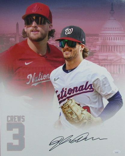 Dylan Crews Autographed 16X20 Photo Lsu Tigers/Nationals Jsa 183817