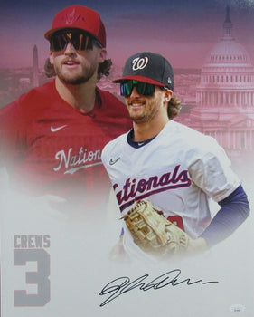 Dylan Crews Autographed 16X20 Photo Lsu Tigers/Nationals Jsa 183817