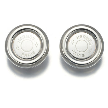 Hermes Earrings Clou De Selle 925 Sterling Silver