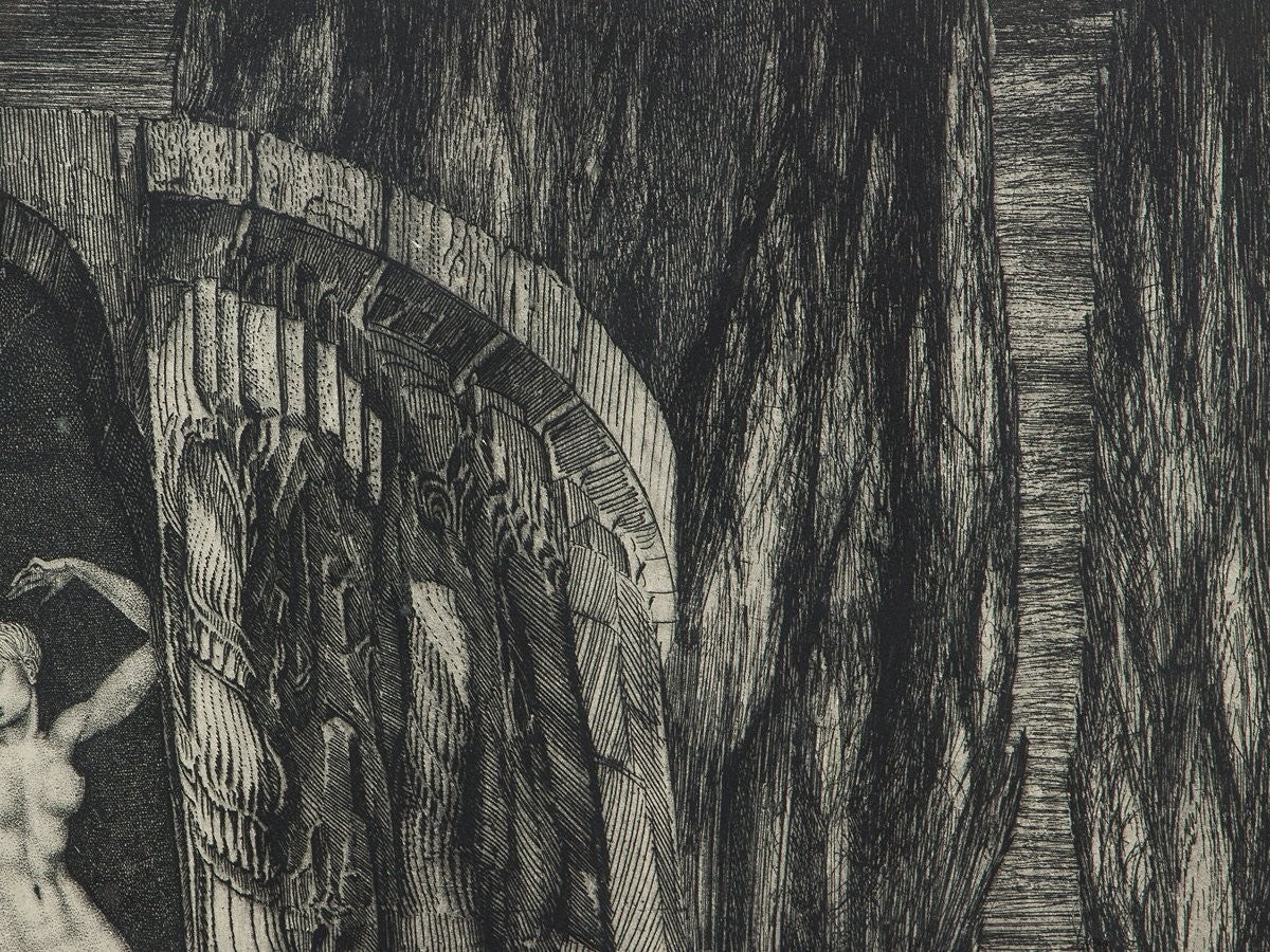 Ernst Fuchs Birth Of Venus Etching, Signed, Very Rare Ed.20, Fantastic Realism