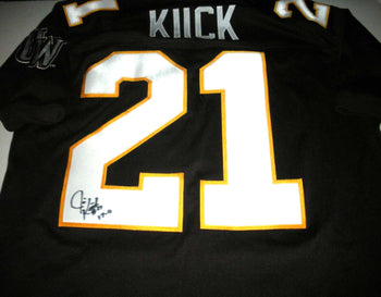 Jim Kiick Wyoming,Miami Dolphins W/Coa Signed