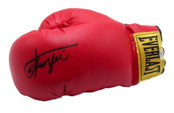 Joe Frazier Signed/Autographed Left Red Everlast
