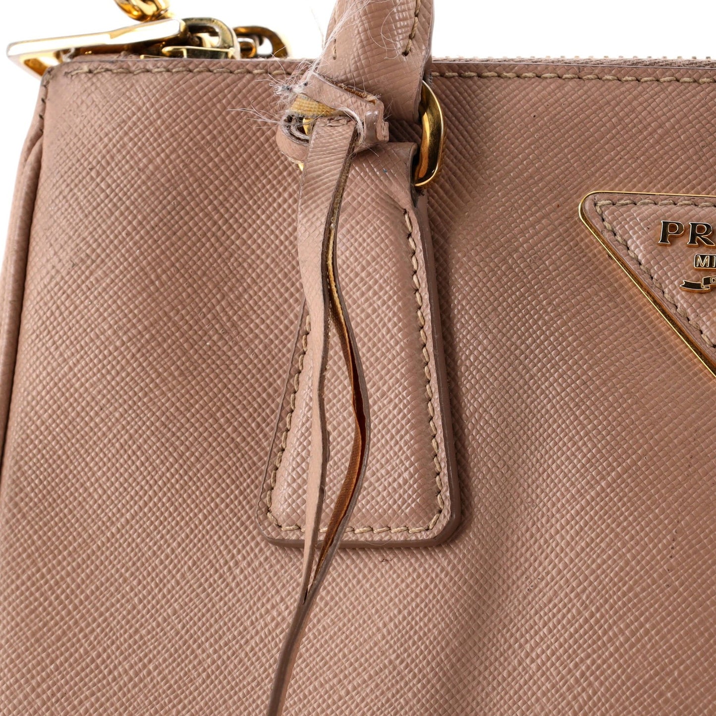 Prada Galleria Double Zip Tote Saffiano Leather Small