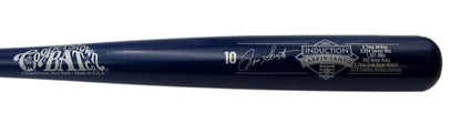 Ron Santo Hof Navy Blue Cooperstown Bat With