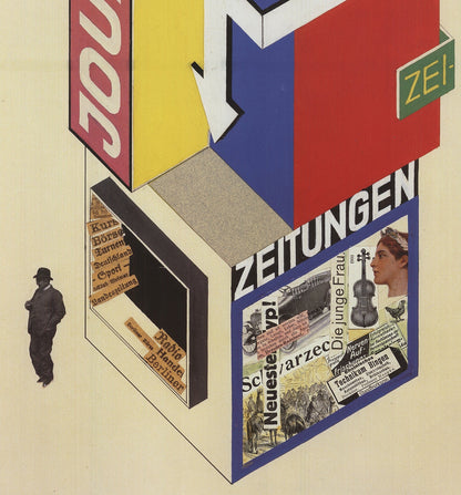 Herbert Bayer Zeitungsstand/Newspaper Stand " Offset Lithograph 199