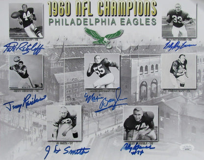 Philadelphia Eagles Multi-Autographed 1960 Nfl