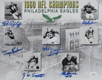 Philadelphia Eagles Multi-Autographed 1960 Nfl
