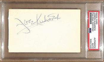 Joe Kuharich Autographed 3X5 Index Card Notre Dame Psa/Dna 179064