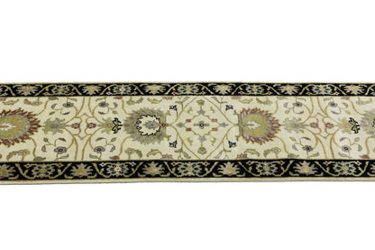 Oriental Wool Runner Rug Floral Chobi Peshawar