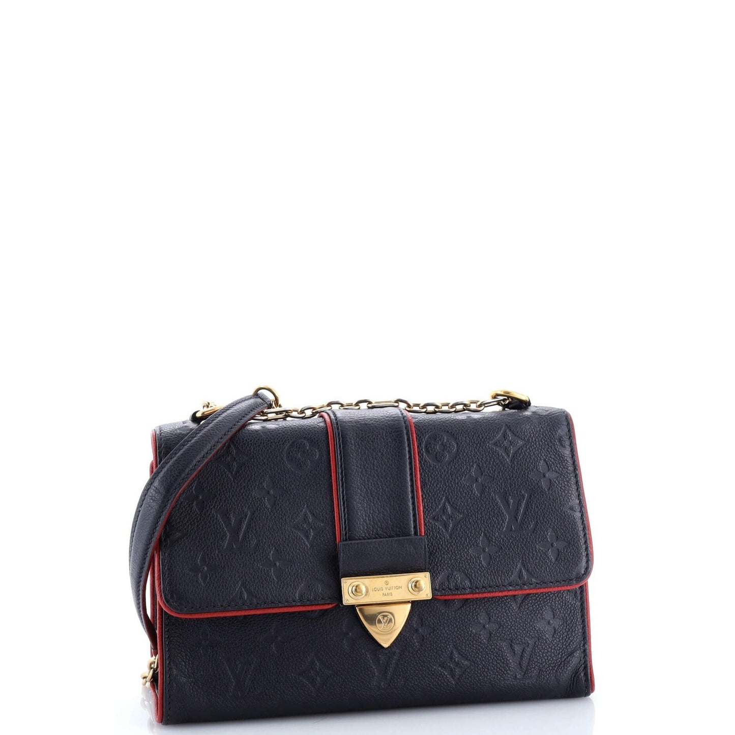 Louis Vuitton Saint Sulpice Handbag Monogram Empreinte Leather Pm