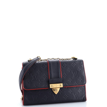 Louis Vuitton Saint Sulpice Handbag Monogram Empreinte Leather Pm