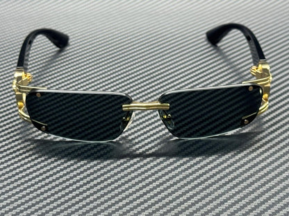 VERSACE VE2291 100287 Gold Dark Grey Men's 59 mm Sunglasses