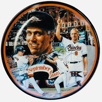 Cal Ripken Jr. Autographed September 6Th, 1995 Plate