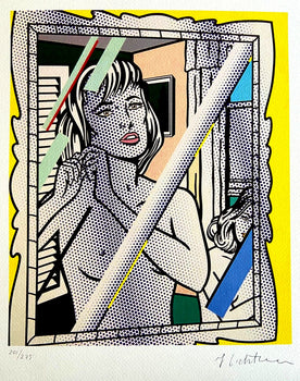 Roy Lichtenstein Lithograph COA Original Hand