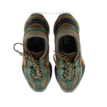 Gucci Run Sneakers Technical Fabric And Suede