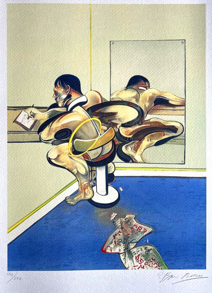 Francis Bacon Lithograph Coa Signed Pen Numbered Pencil Limited 275Ex