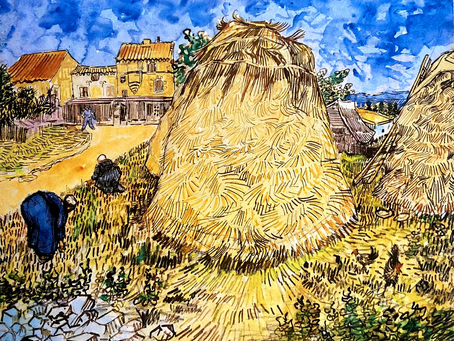 Vincent Van Gogh Lithograph From An Painting Coa