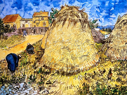 Vincent Van Gogh Lithograph From An Painting Coa