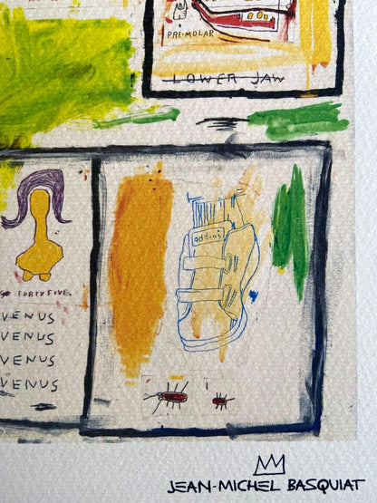 Jean-Michel Basquiat Lithograph Signed Numbered In Pencil
